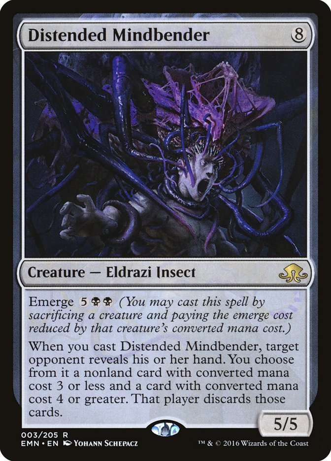 Distended Mindbender [Eldritch Moon] MTG Single Magic: The Gathering | Red Claw Gaming