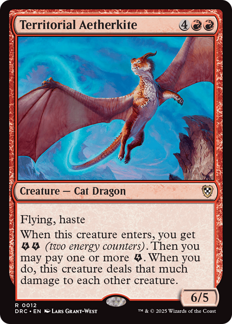 Territorial Aetherkite [Aetherdrift Commander] MTG Single Magic: The Gathering | Red Claw Gaming