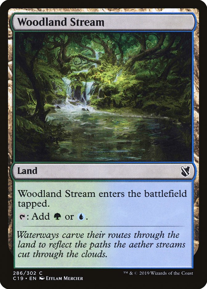 Woodland Stream [Commander 2019] MTG Single Magic: The Gathering | Red Claw Gaming