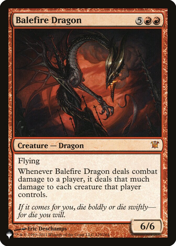 Balefire Dragon [The List] MTG Single Magic: The Gathering | Red Claw Gaming