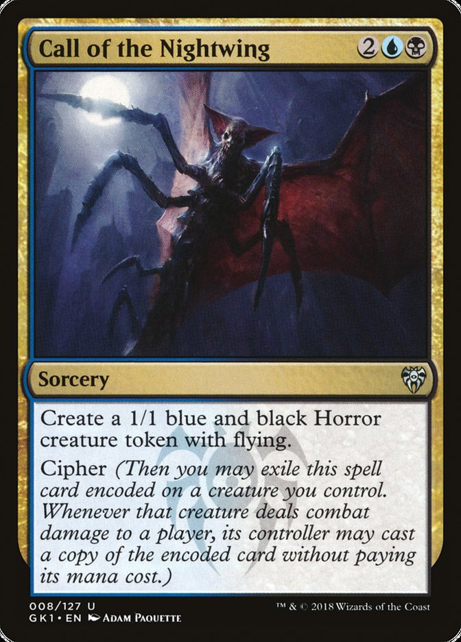 Call of the Nightwing [Guilds of Ravnica Guild Kit] MTG Single Magic: The Gathering | Red Claw Gaming