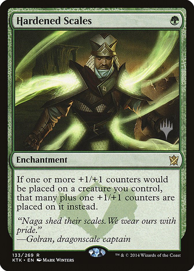 Hardened Scales (Promo Pack) [Khans of Tarkir Promos] MTG Single Magic: The Gathering | Red Claw Gaming