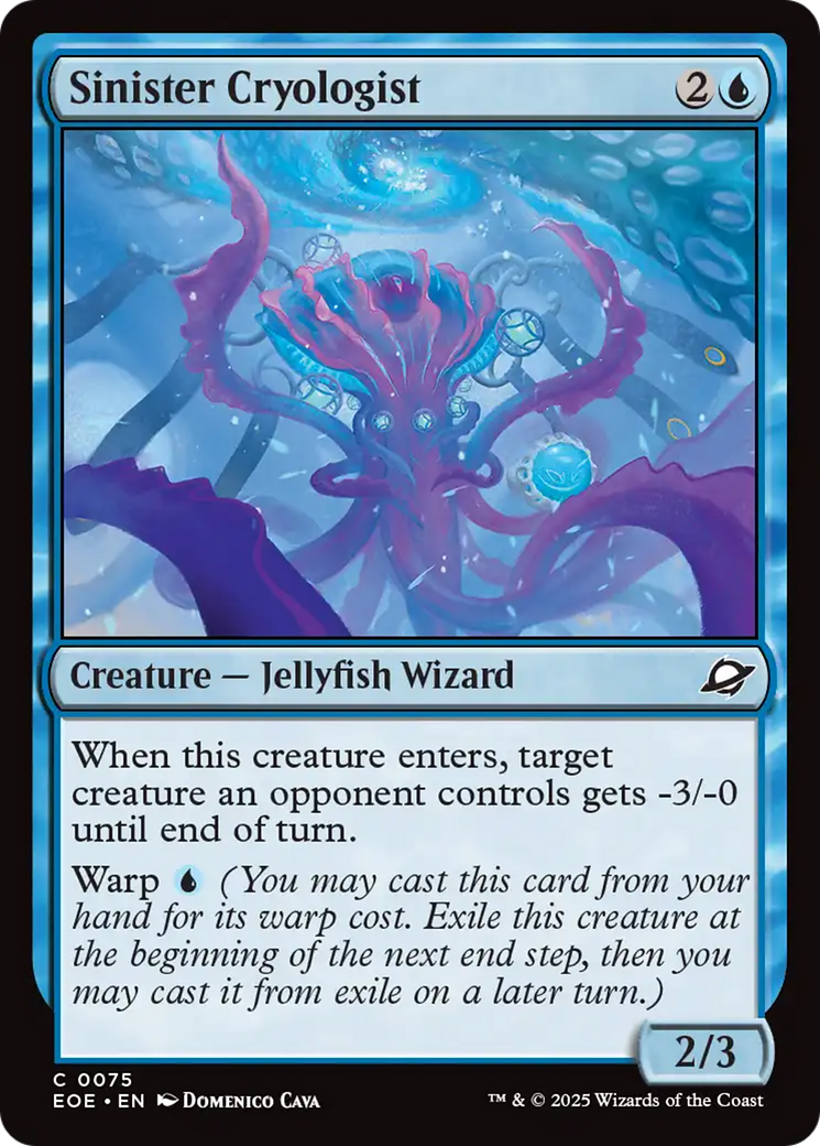Sinister Cryologist [Edge of Eternities] MTG Single Magic: The Gathering | Red Claw Gaming