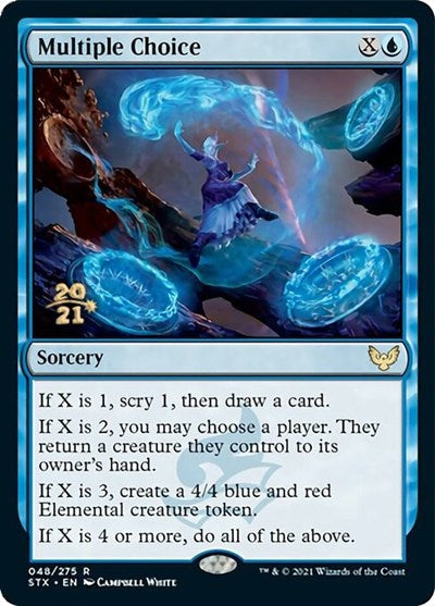 Multiple Choice [Strixhaven: School of Mages Prerelease Promos] MTG Single Magic: The Gathering | Red Claw Gaming