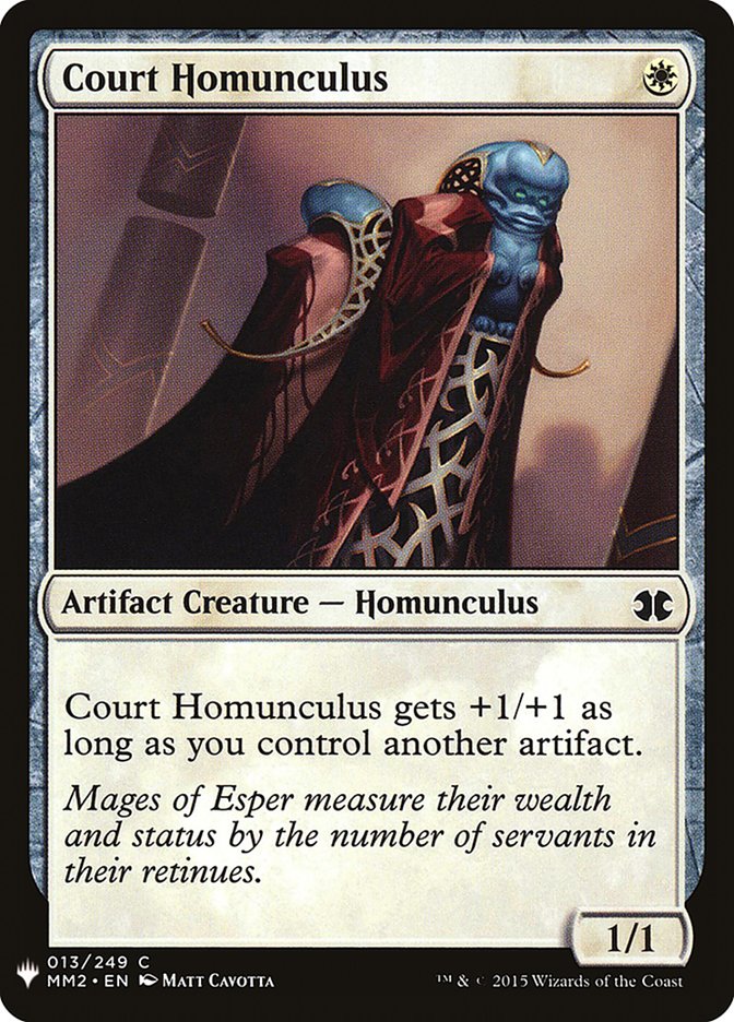 Court Homunculus [Mystery Booster] MTG Single Magic: The Gathering | Red Claw Gaming