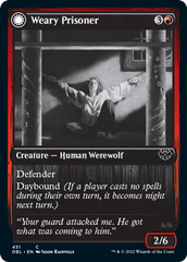 Weary Prisoner // Wrathful Jailbreaker [Innistrad: Double Feature] MTG Single Magic: The Gathering | Red Claw Gaming