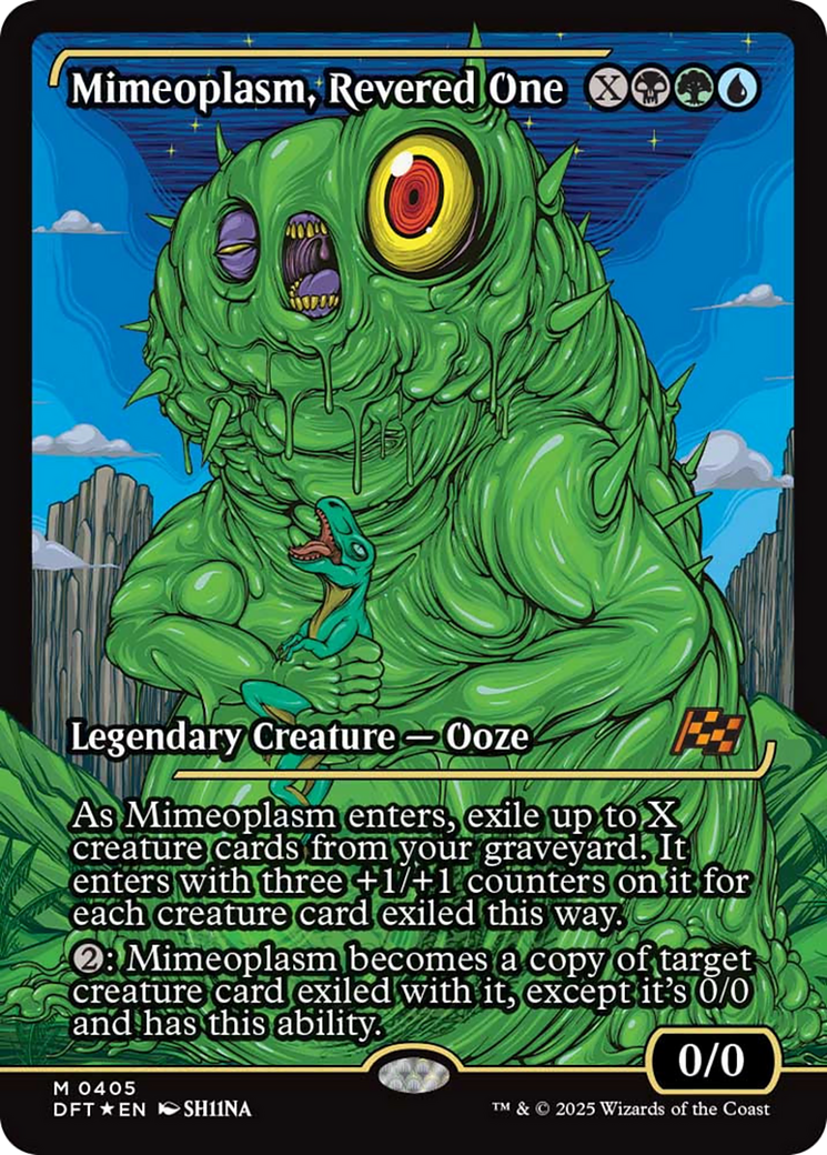 Mimeoplasm, Revered One (Showcase) [Aetherdrift] MTG Single Magic: The Gathering | Red Claw Gaming
