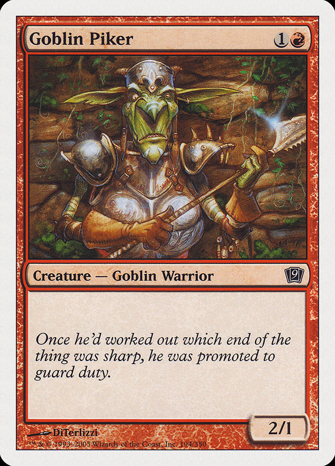 Goblin Piker [Ninth Edition] MTG Single Magic: The Gathering | Red Claw Gaming