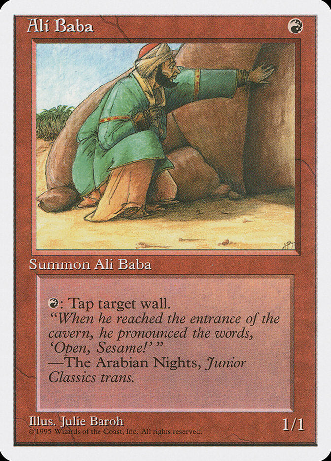 Ali Baba [Fourth Edition] MTG Single Magic: The Gathering | Red Claw Gaming