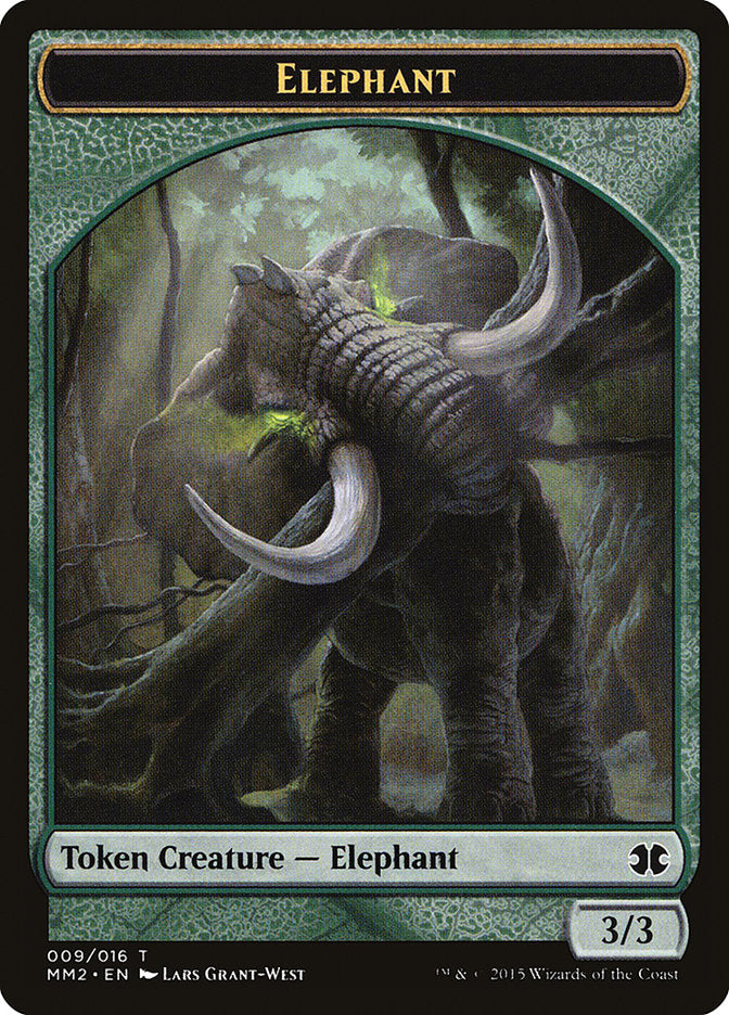 Elephant Token [Modern Masters 2015 Tokens] MTG Single Magic: The Gathering | Red Claw Gaming