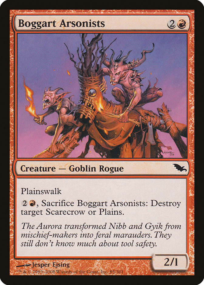 Boggart Arsonists [Shadowmoor] MTG Single Magic: The Gathering | Red Claw Gaming
