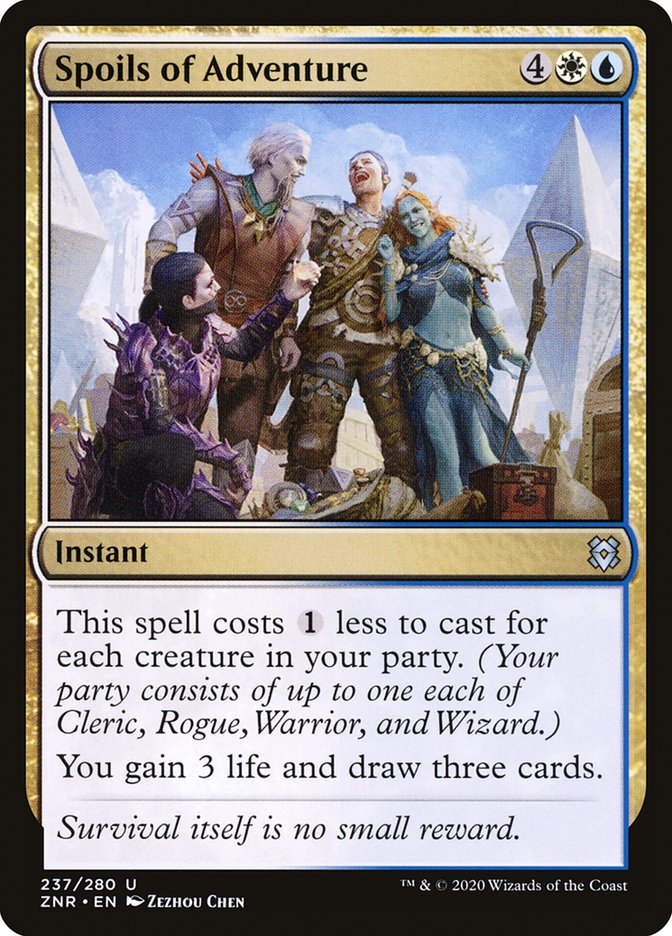 Spoils of Adventure [Zendikar Rising] MTG Single Magic: The Gathering | Red Claw Gaming