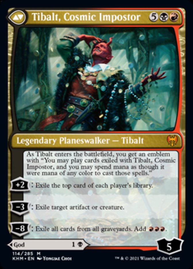Valki, God of Lies // Tibalt, Cosmic Impostor [Kaldheim] MTG Single Magic: The Gathering | Red Claw Gaming