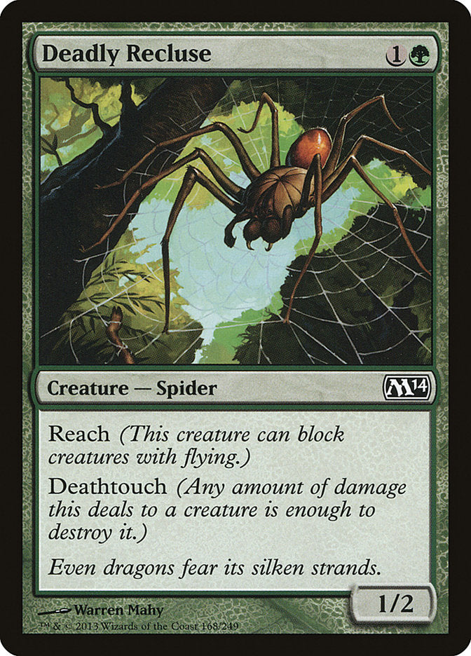Deadly Recluse [Magic 2014] MTG Single Magic: The Gathering | Red Claw Gaming
