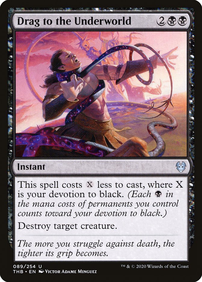 Drag to the Underworld [Theros Beyond Death] MTG Single Magic: The Gathering | Red Claw Gaming