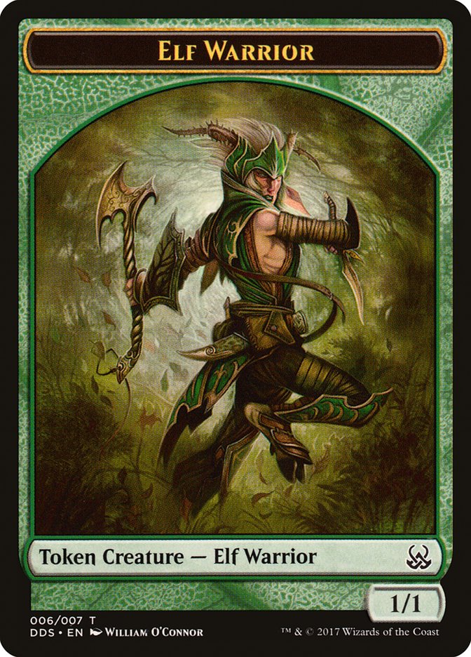 Elf Warrior Token [Duel Decks: Mind vs. Might Tokens] MTG Single Magic: The Gathering | Red Claw Gaming