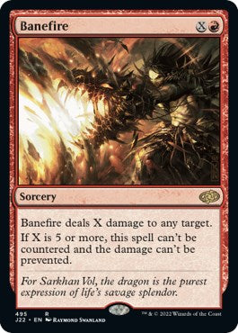 Banefire [Jumpstart 2022] MTG Single Magic: The Gathering | Red Claw Gaming