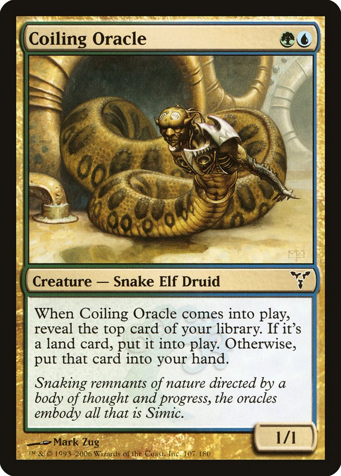 Coiling Oracle [Dissension] MTG Single Magic: The Gathering | Red Claw Gaming