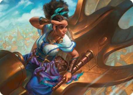 Talas Lookout Art Card [Dominaria United Art Series] MTG Single Magic: The Gathering | Red Claw Gaming