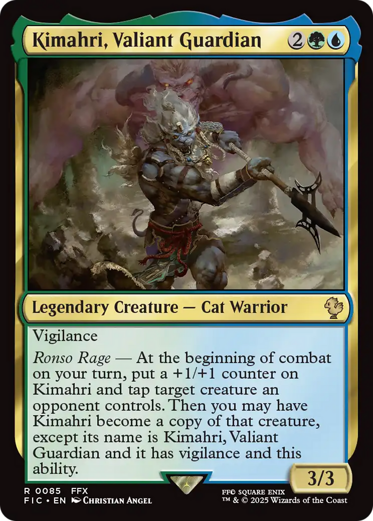 Kimahri, Valiant Guardian [FINAL FANTASY Commander] MTG Single Magic: The Gathering | Red Claw Gaming