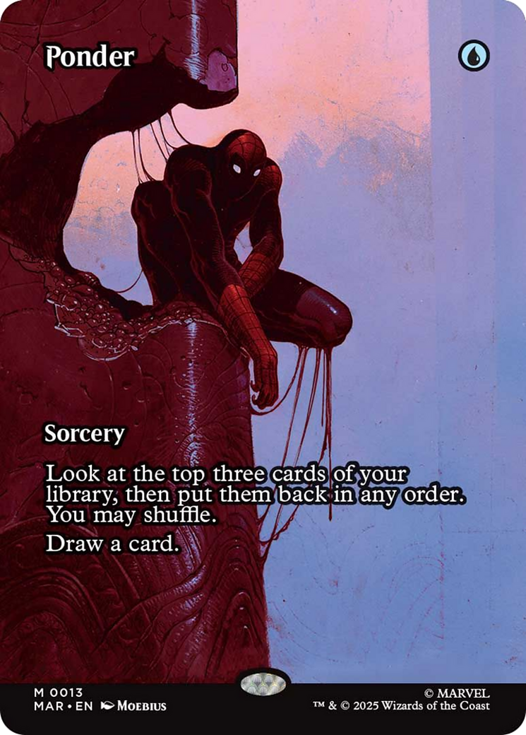 Ponder (Borderless) [Marvel Universe: Eternal-Legal] | Red Claw Gaming