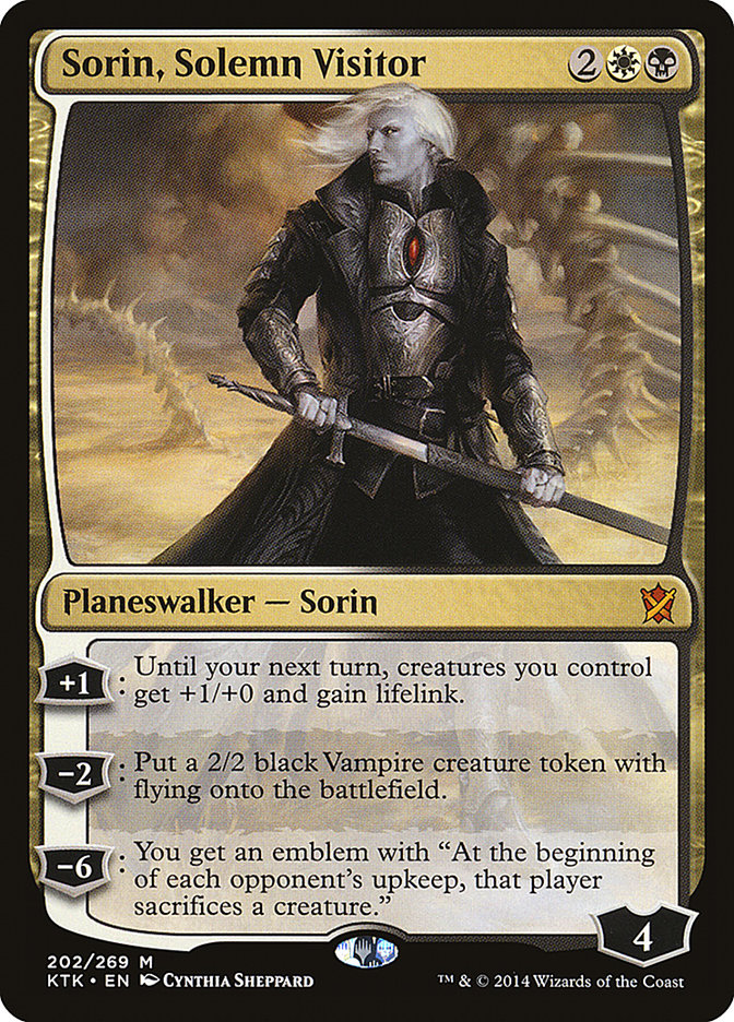 Sorin, Solemn Visitor [Khans of Tarkir] MTG Single Magic: The Gathering | Red Claw Gaming