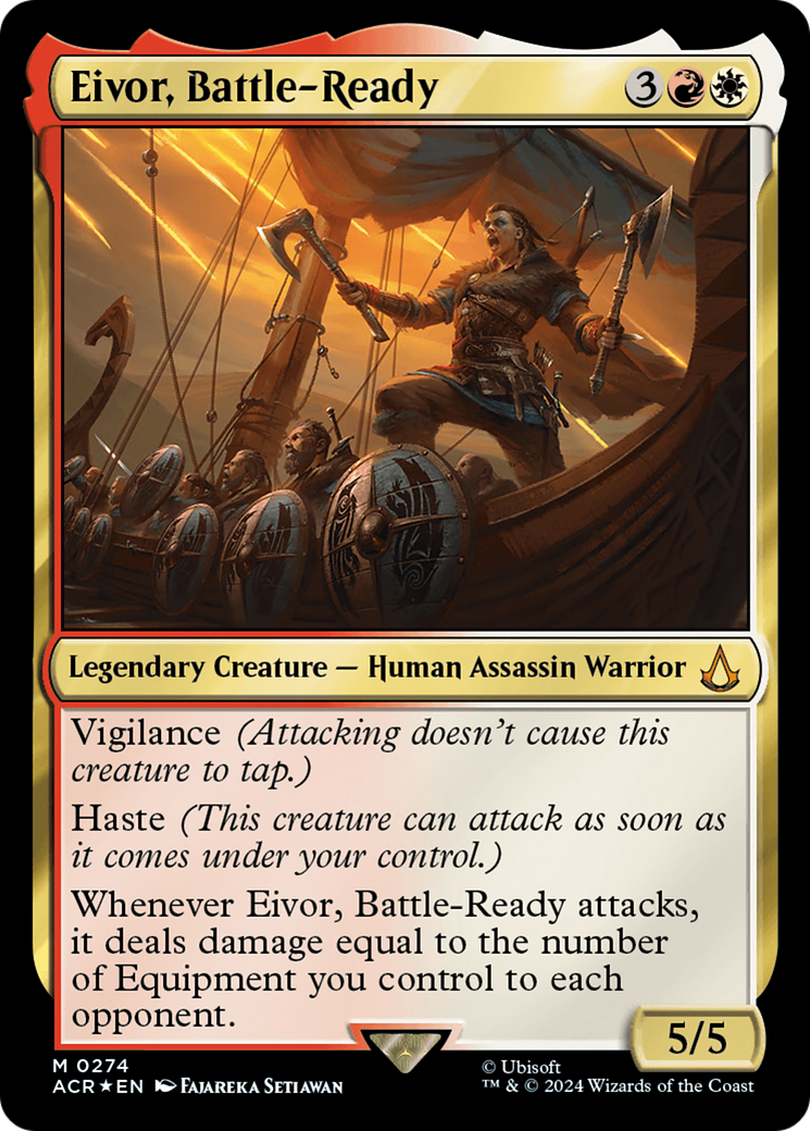 Eivor, Battle-Ready [Assassin's Creed] MTG Single Magic: The Gathering | Red Claw Gaming