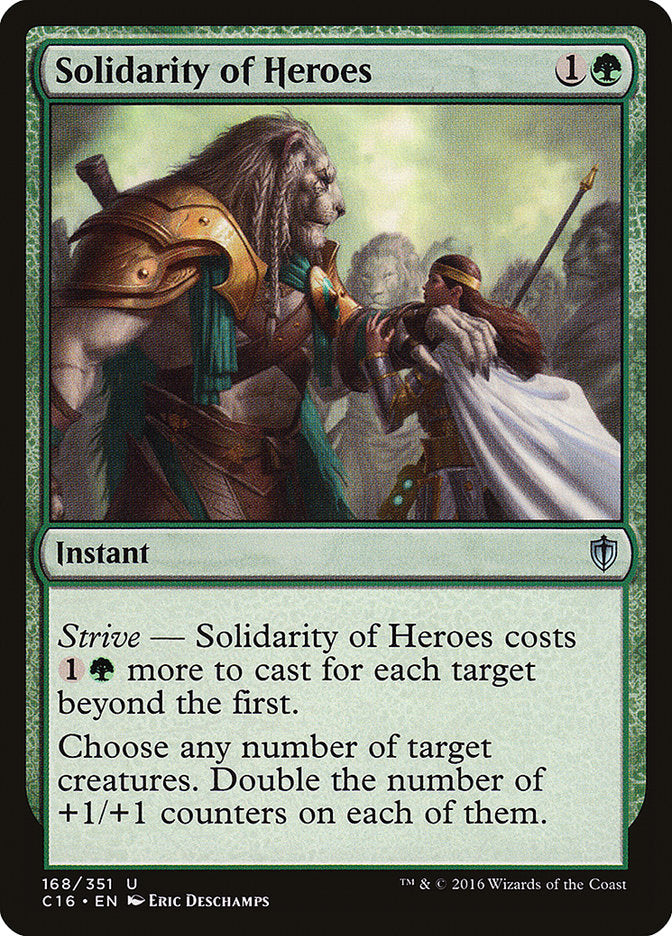 Solidarity of Heroes [Commander 2016] MTG Single Magic: The Gathering | Red Claw Gaming