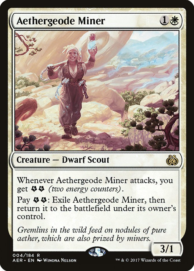 Aethergeode Miner [Aether Revolt] MTG Single Magic: The Gathering | Red Claw Gaming