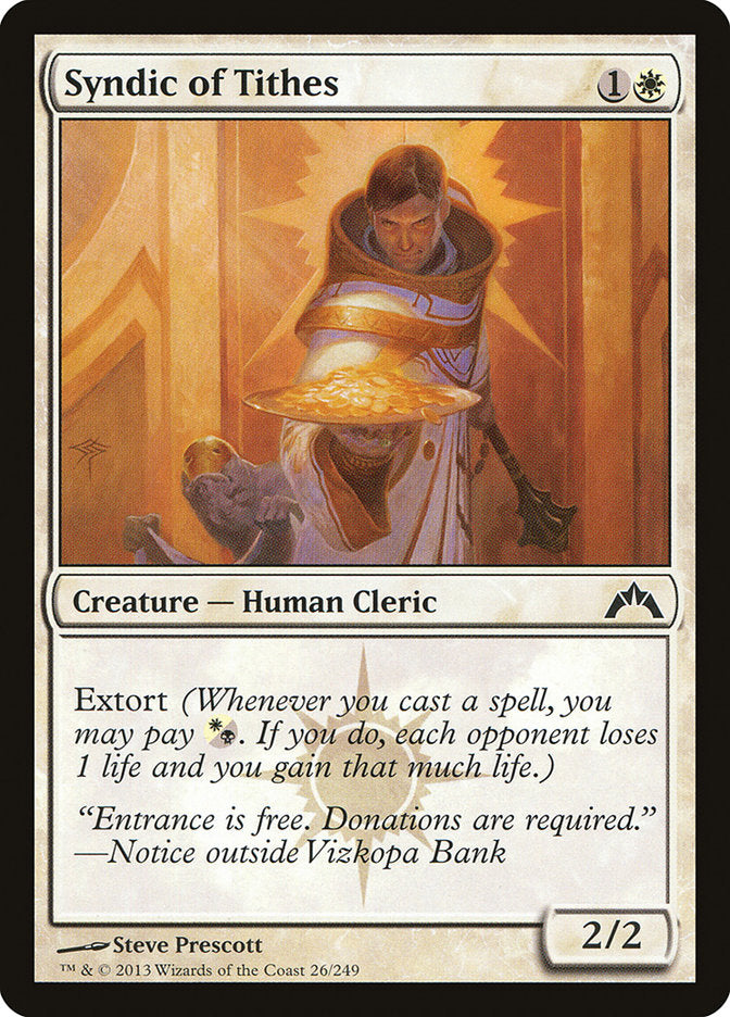 Syndic of Tithes [Gatecrash] MTG Single Magic: The Gathering | Red Claw Gaming
