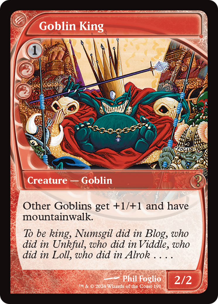 Goblin King (Future Sight) [Mystery Booster 2] MTG Single Magic: The Gathering | Red Claw Gaming