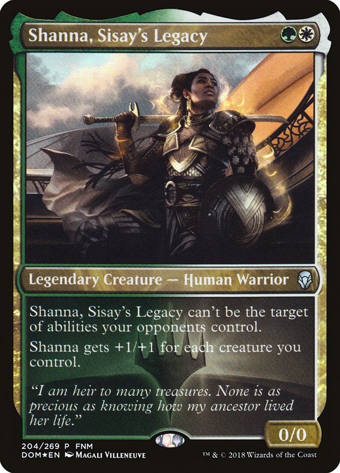 Shanna, Sisay's Legacy (FNM) [Dominaria Promos] MTG Single Magic: The Gathering | Red Claw Gaming