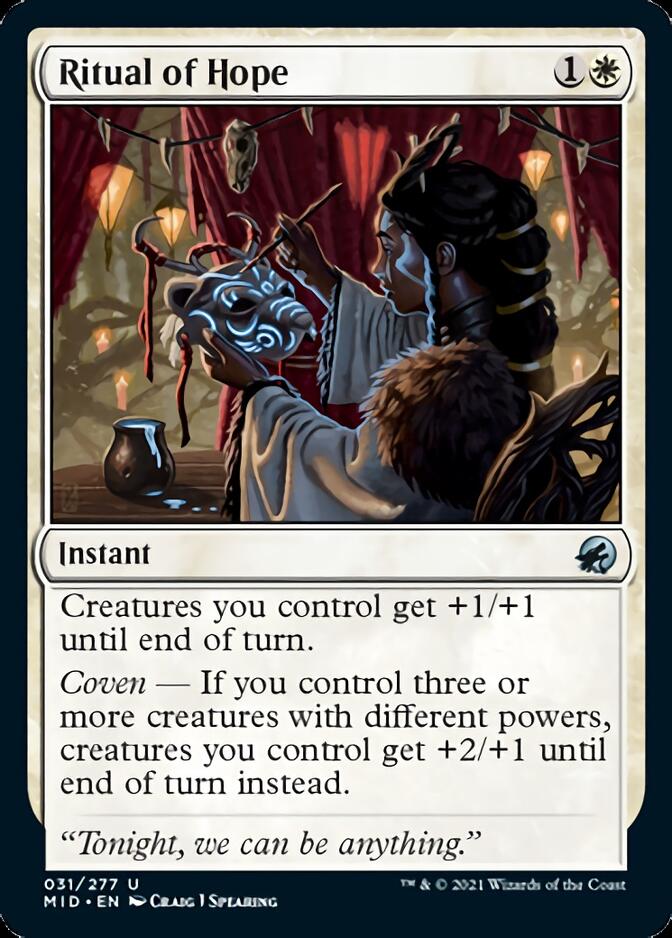 Ritual of Hope [Innistrad: Midnight Hunt] MTG Single Magic: The Gathering | Red Claw Gaming