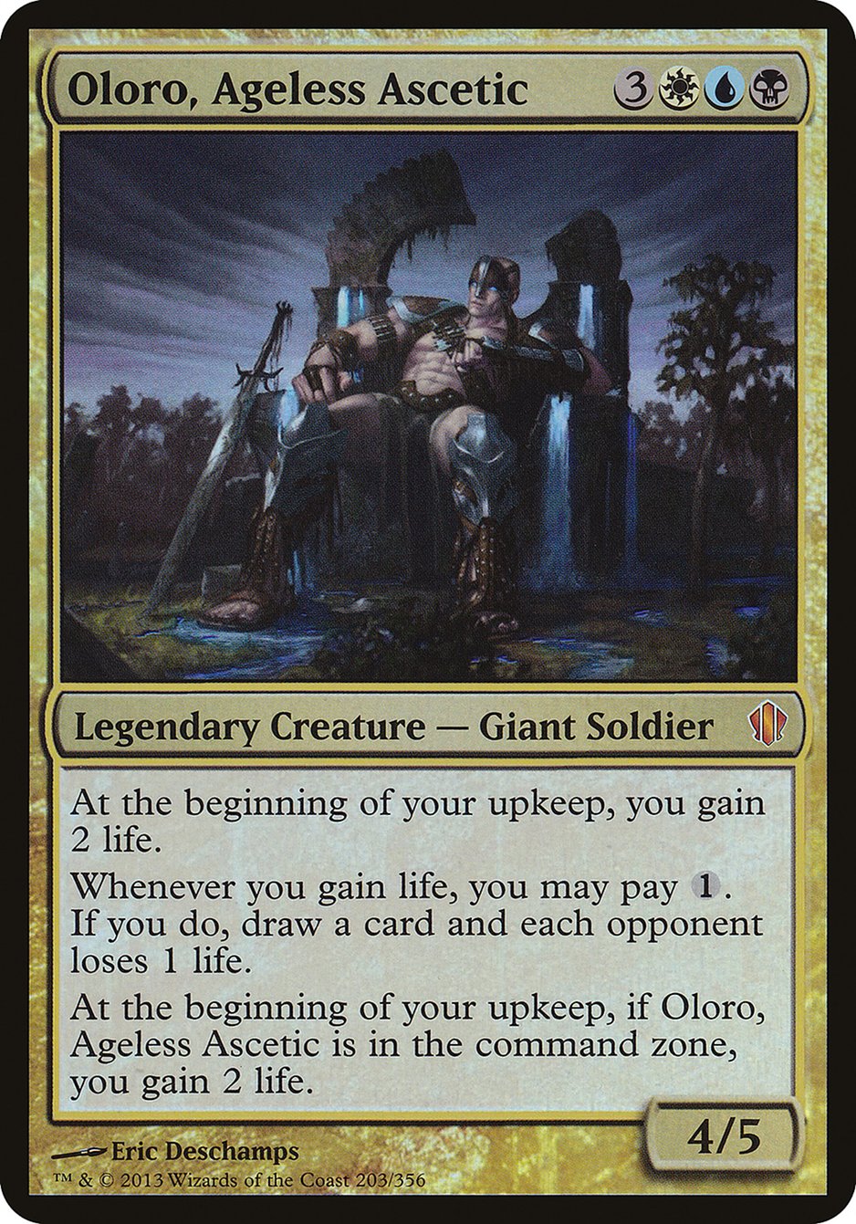 Oloro, Ageless Ascetic (Oversized) [Commander 2013 Oversized] MTG Single Magic: The Gathering | Red Claw Gaming