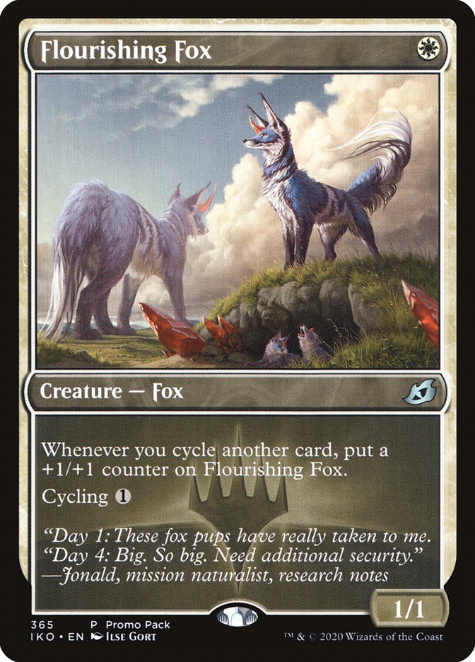 Flourishing Fox (Promo Pack) [Ikoria: Lair of Behemoths Promos] MTG Single Magic: The Gathering | Red Claw Gaming
