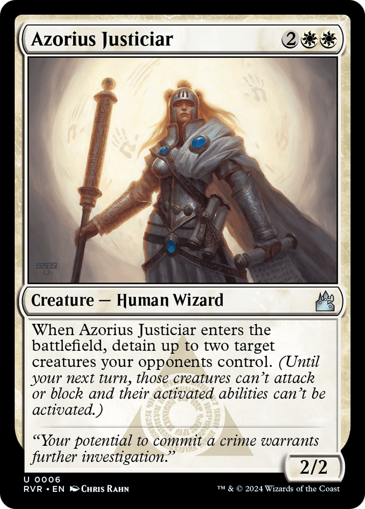 Azorius Justiciar [Ravnica Remastered] MTG Single Magic: The Gathering | Red Claw Gaming