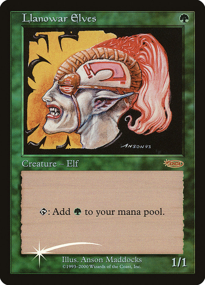 Llanowar Elves [Friday Night Magic 2000] MTG Single Magic: The Gathering | Red Claw Gaming