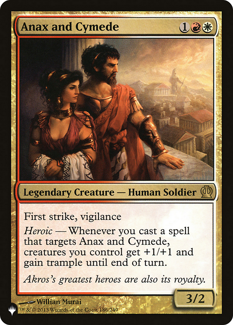 Anax and Cymede [The List] MTG Single Magic: The Gathering | Red Claw Gaming