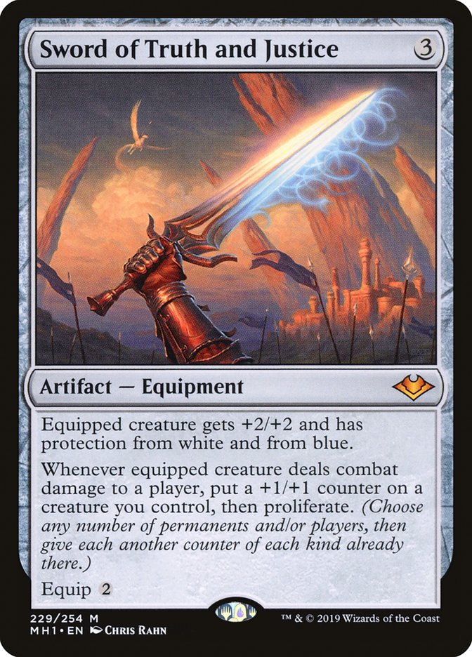 Sword of Truth and Justice [Modern Horizons] MTG Single Magic: The Gathering    | Red Claw Gaming