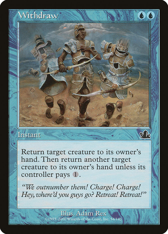 Withdraw [Prophecy] MTG Single Magic: The Gathering | Red Claw Gaming
