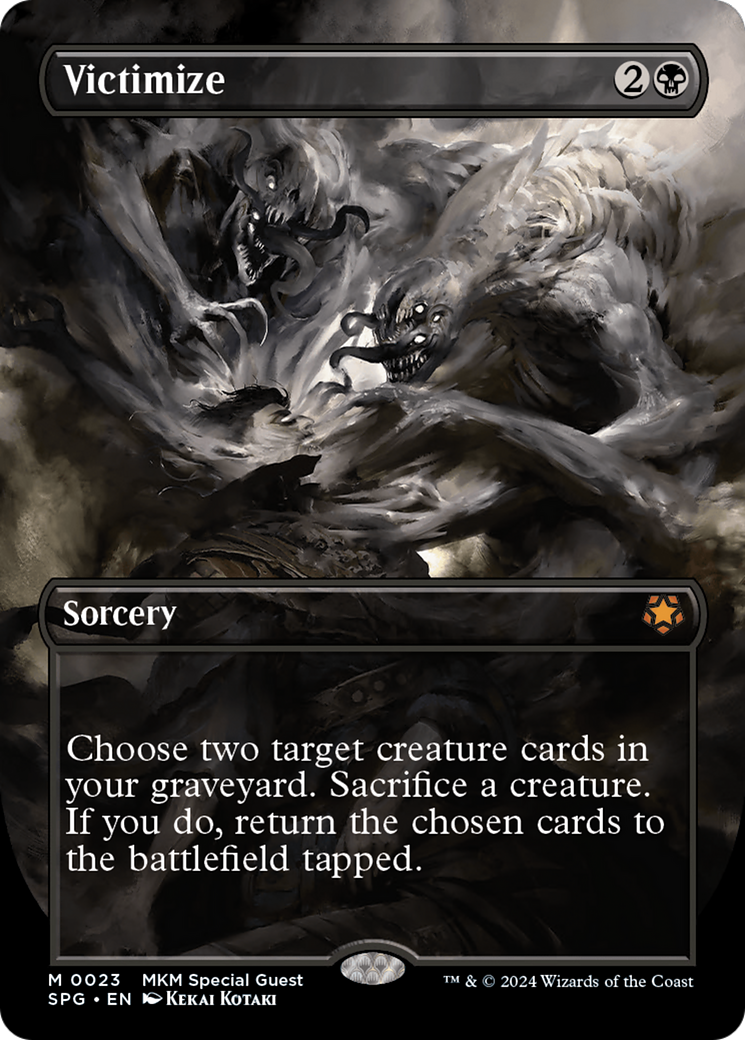 Victimize (Borderless) [Murders at Karlov Manor Special Guests] MTG Single Magic: The Gathering | Red Claw Gaming