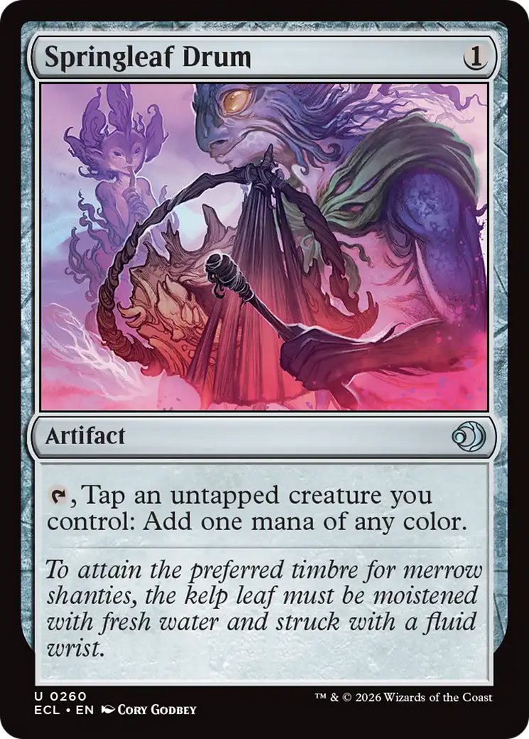 Springleaf Drum [Lorwyn Eclipsed] MTG Single Magic: The Gathering | Red Claw Gaming