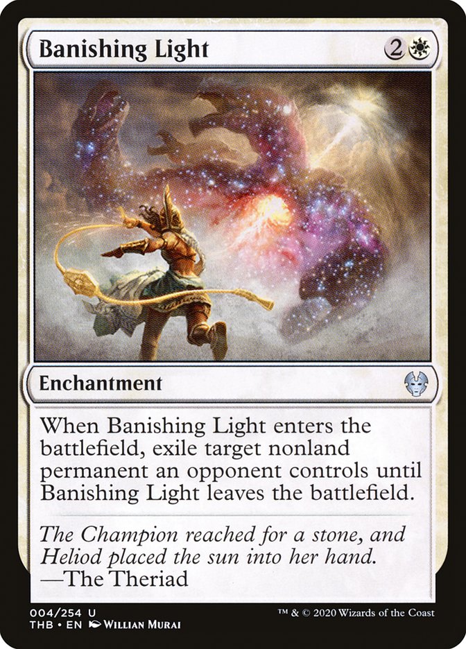 Banishing Light [Theros Beyond Death] MTG Single Magic: The Gathering | Red Claw Gaming