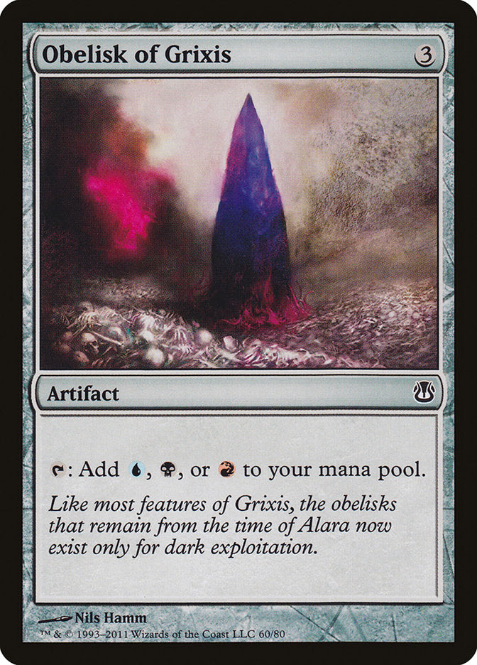 Obelisk of Grixis [Duel Decks: Ajani vs. Nicol Bolas] MTG Single Magic: The Gathering | Red Claw Gaming