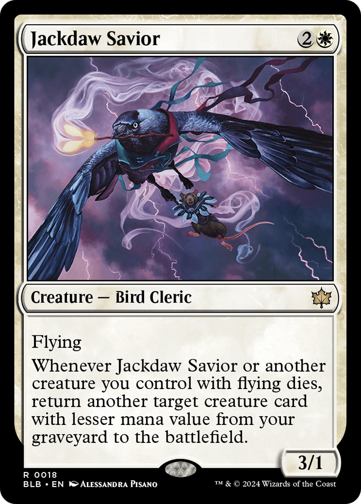 Jackdaw Savior [Bloomburrow] MTG Single Magic: The Gathering | Red Claw Gaming