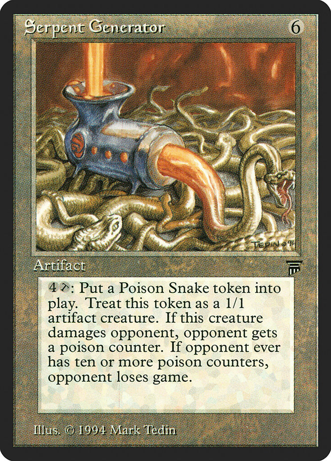 Serpent Generator [Legends] MTG Single Magic: The Gathering | Red Claw Gaming