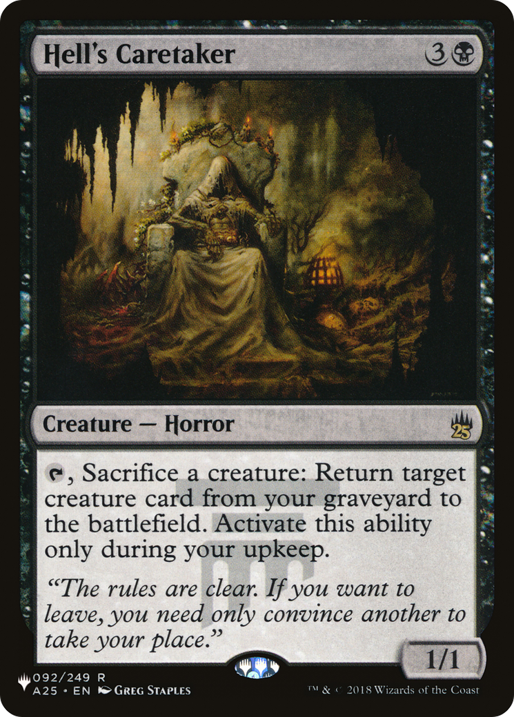 Hell's Caretaker [The List] MTG Single Magic: The Gathering | Red Claw Gaming