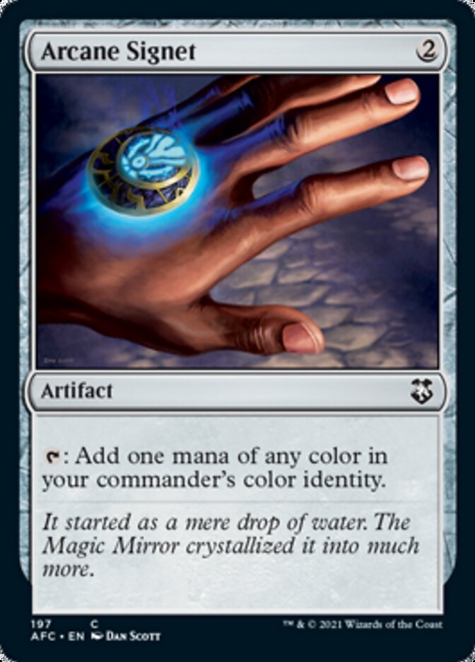 Arcane Signet [Dungeons & Dragons: Adventures in the Forgotten Realms Commander] MTG Single Magic: The Gathering | Red Claw Gaming