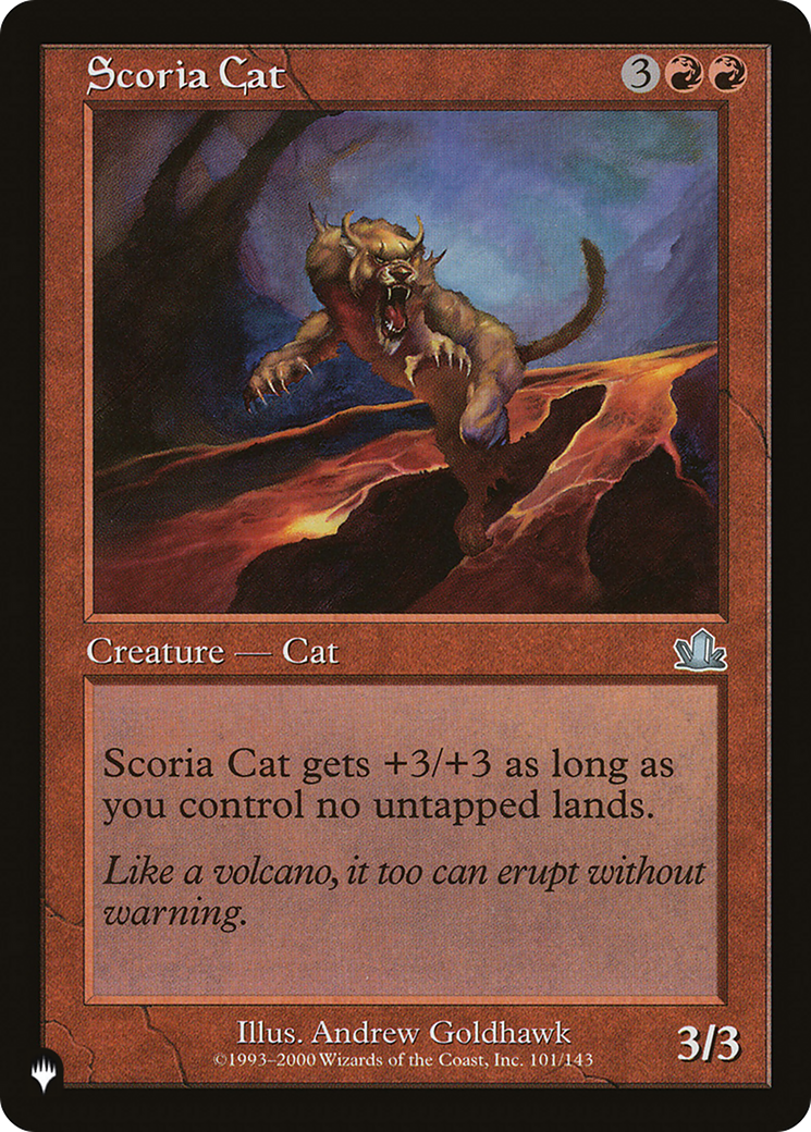Scoria Cat [The List] MTG Single Magic: The Gathering | Red Claw Gaming