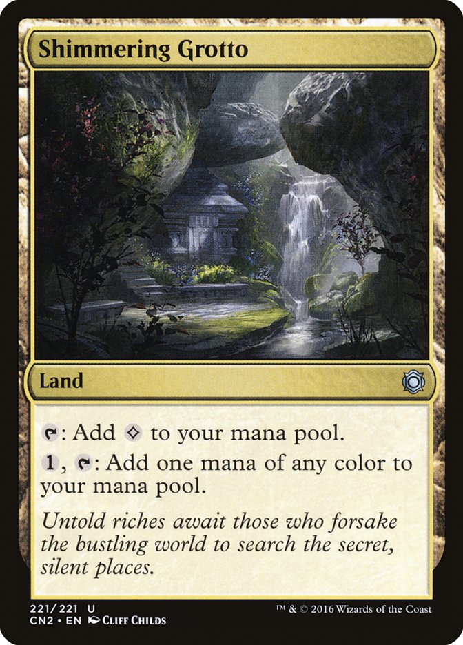 Shimmering Grotto [Conspiracy: Take the Crown] MTG Single Magic: The Gathering | Red Claw Gaming
